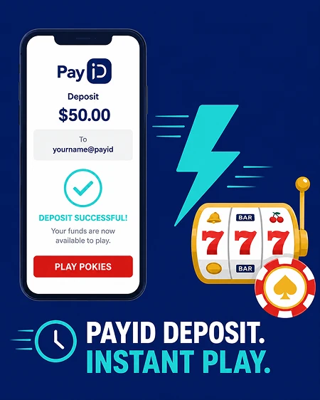 Instant PayID pokies fast deposit flow