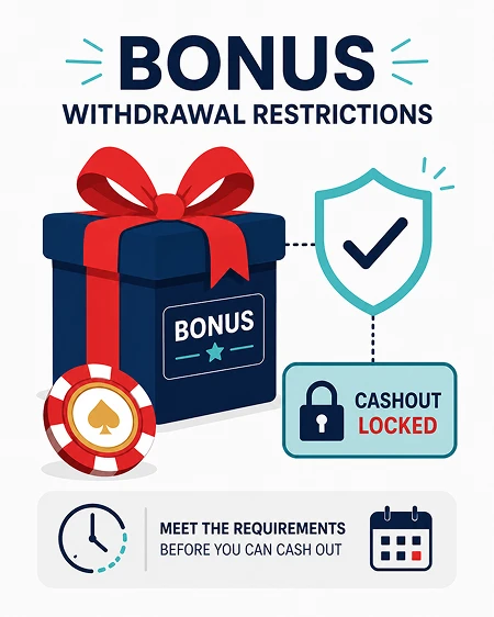 PayID pokies bonus withdrawal restrictions