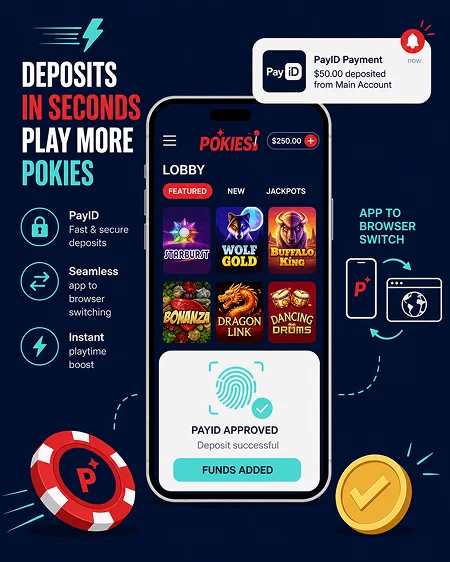 Mobile PayID pokies deposit experience